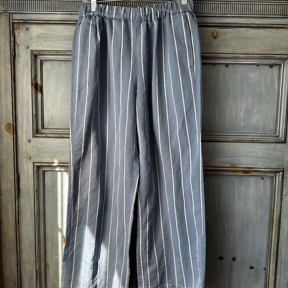 Jenni Kayne Bianca Pant Vintage Blue Stripe Size S - Picture 4 of 11